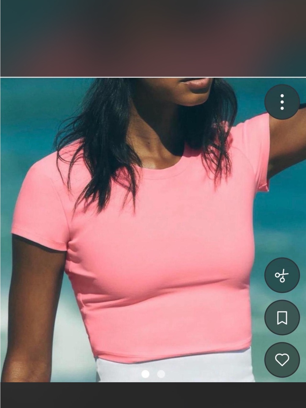 NWT Alo Yoga Alosoft Crop Finesse Short Sleeve